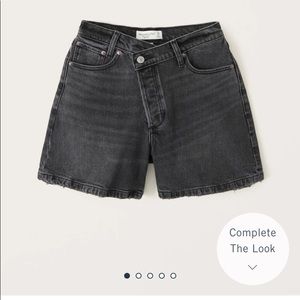 Abercrombie High Rise Curve Love Dad Shorts
